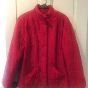 Silk Red Jacket